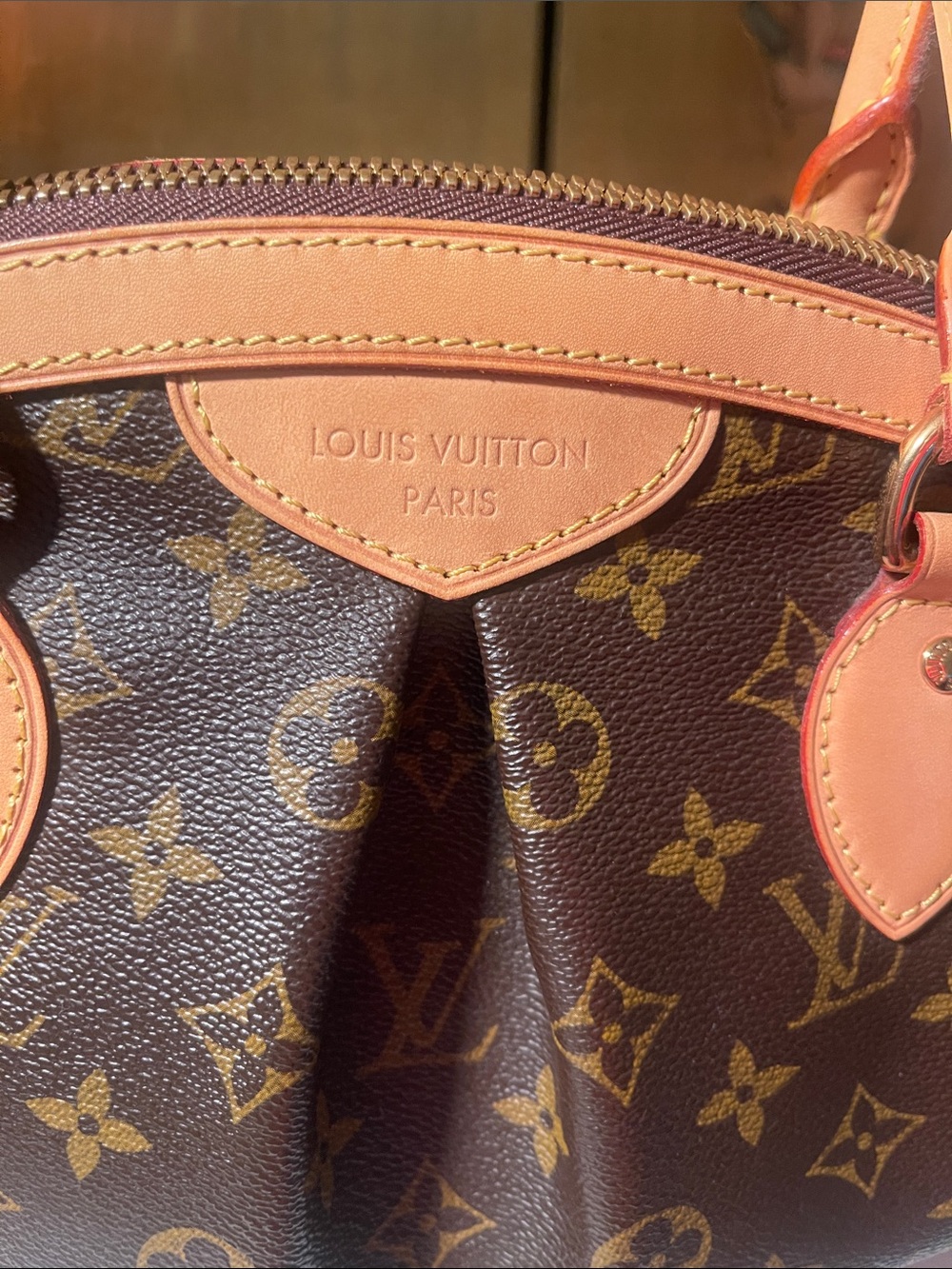 Louis Vuitton Brown Monogram Satchel with Natural Vachetta Trim - Picture 3 of 16